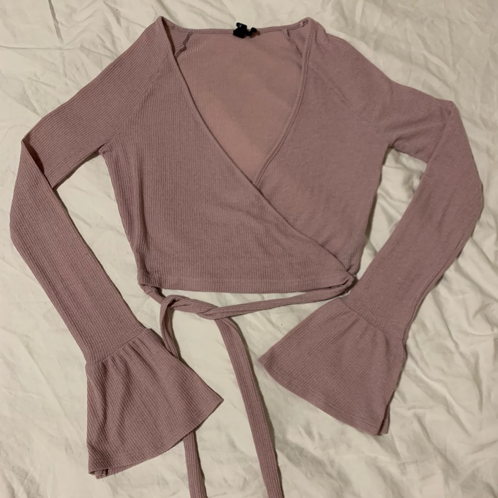 Out from Under cross tie crop top